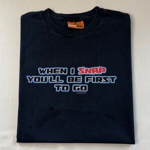 Navy Blue Graphic Men's T-Shirt